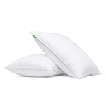 Fern and Willow Premium Loft Down Alternative Pillows for Sleeping (2-Pack) - Luxury Gel Plush Pillow - Hypoallergenic & Dust Mite Resistant (Queen)