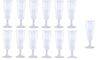 140 pc Clear Plastic Classicware Glass Like Champagne Wedding Parties Toasting Flutes Party Cocktail Cups