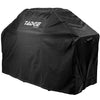 Tadge Goods BBQ Grill Cover w/Handles (58” Black) Waterproof, Heavy Duty | Large Universal Weber Charbroil Fit with Strap Fasteners | Gas, Charcoal, Electric