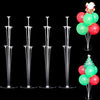 BASENOR Balloon Stand 4 Set Balloon Column Stand Kit Base and Pole, Desktop Holder Balloon Tower Decoration for Christmas Birthday Party Wedding Party Event Decorations