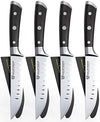 DALSTRONG Steak Knives Set - Gladiator Series - Straight Edge - German HC Steel - w/Sheaths