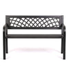 Patio Park Garden Bench Porch Path Chair Outdoor Deck Steel Frame New