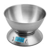 Vont Digital Kitchen Scale / Food Scale, Detachable Bowl Design, Gorgeous Stainless Steel Design with Alarm Timer & Temperature Sensor