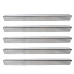 Onlyfire Gas Grill Replacement Stainless Steel Flavorizer Bars/Heat Plate/Heat Shield for Weber Genesis 300 Series Grill (Side-Mounted Panel), Set of 5, 24 1/2'' x 2 2/5'' x 2 2/5''