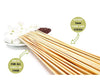 Bamboo Marshmallow Smores Roasting Sticks 30 Inch 5mm Thick Extra Long Heavy Duty Wooden Skewers, 100 Pieces. Perfect for Hot Dog Kebab Sausage Veggies 100% Biodegradable. Great Campfire Accessories