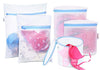 PlusMart 5Pcs Mesh Laundry Bags, Delicates Laundry Bag for Sock, Bra, Underwear, Garment (1 Large, 1 Medium, 3 Bra Laundry Bags)