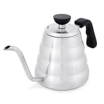 Pour Over Kettle Coffee Maker: Stainless Steel Gooseneck Drip Kettles for Ground Beans Hand Drip Coffees & Loose Leaf Tea - Barista Quality 1.2 liter