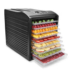 Aroma Housewares Professional 9 Tray Food Dehydrator Model 915B, Black