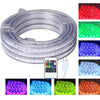 16.4 Feet Flat Flexible LED Rope Lights, Color Changing RGB Strip Light with Remote Control, 8 Colors Multiple Modes, Plug in Novelty Light, Connectable and Waterproof for Home Kitchen Outdoor Use