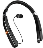 Wireless Bluetooth Headset, EGRD Foldable Retractable Neckband Headphones-[30 Hrs Playtime] Compatible Xs MAX/ 8/7 Plus Samsung Galaxy S9 Note 8 Cellphones