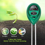 Lailieu Soil Test Kit 3-in-1 Soil Tester with Moisture,Light and PH Meter, Indoor/Outdoor Plants Care Soil Sensor for Home and Garden, Farm, Herbs & Gardening Tools(No Battery Needed)