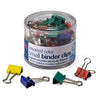 OfficemateOIC Small Binder Clips, Assorted Colors, 36 Clips per Tub (31028) 4-Pack