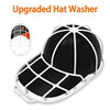 YEENOR 2-Pack Cap Washer,Hat Washer,Baseball Hat Cleaner/Cleaning Protector,Ball Cap Washing Frame Cage Hat Washing Holder,Ball Cap Sport Hat Visors Shaper/Organizer for Washing Machine