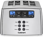 Cuisinart Touch to Toast Leverless toaster, 4-Slice, Brushed Stainless Steel