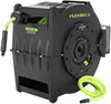 Flexzilla Levelwind Retractable Air Hose Reel, 3/8 in. x 50 ft, Heavy Duty, Lightweight, Hybrid, ZillaGreen - L8305FZ