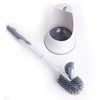 TreeLen Toilet Brush and Holder,Toilet Bowl Cleaning Brush Set,Under Rim Lip Brush and Storage Caddy for Bathroom