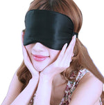 Sleeping Eye Mask for Women Men Cute Blindfold Sleep Mask Eyeshades Night Black