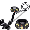 Metal Detector - High-Accuracy Metal Finder with LCD Display, Discrimination Mode, Distinctive Audio Prompt, 10” Waterproof Search Coil for Underwater Metal Detecting, Metal Detector with P/P Function