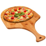 Bamboo Wooden Pizza Peel Pizza Paddle Pizza Accessories for Pizzas Serving, Cutting, and Transferring