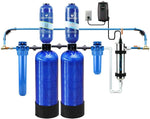 Aquasana Whole House Well Water Filter System w/ UV Purifier & Salt-Free Descaler - Filters Sediment & 97% Of Chlorine - Carbon & KDF Home Water Filtration - 500,000 Gl