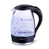 Aigostar Eve - Glass Electric Tea Kettle 1.7L 57OZ Cordless Electric Kettle for Boiling Water with Blue Led