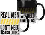 Real Men Don't Need Instructions Colour Changing 11oz Mug hh427w