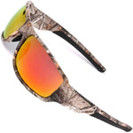 MOTELAN Polarized Outdoor Sports Sunglasses Tr90 Camo Frame for Men Women Driving Fishing Hunting Reduce Glare