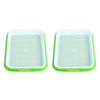 Homend Seed Sprouter Tray, 5 Pack Seed Germination Tray BPA Free Nursery Tray for Seedling Planting Great for for Garden Home Office