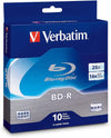 Verbatim BD-R 25GB 16X Blu-ray Recordable Media Disc - 50 Pack Spindle