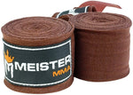 Meister Adult 180" Semi-Elastic Hand Wraps for MMA & Boxing (Pair)