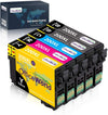 OfficeWorld Remanufactured Ink Cartridge Replacement for Epson 200 XL 200XL T200XL Used for Expression Home XP-200 XP-310 XP-400 XP-410 XP-300, Workforce WF-2520 WF-2540 WF-2530, 5-Pack(2BK/1C/1M/1Y)