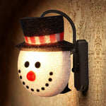 2 Pack Christmas Snowman Porch Light Covers Christmas Holiday Decoration for Outdoor Wall 12"x9.5"x6"