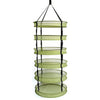 IPOMELO Hanging Herb Drying Rack Dry Net 2ft 6 Layer Clip-On Collapsible Green Mesh