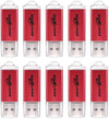 BestRunner 10Pcs USB Flash Drive USB 2.0 Memory Stick Pen Drive USB Storage Thumb Stick 256MB Small Capacity [NOT 256GB] Red