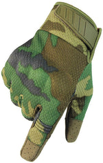 Military Ba Men's Camo Deer Suede Palm and Fleece