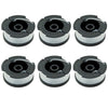 LBK 0.065" Spool for BLACK+DECKER String Trimmers ( Replacement Autofeed Spool) , compatible with BLACK+DECKER AF-100 , 6-Pack