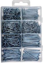 Qualihome Hardware Nail Assortment Kit, Includes Finish, Wire, Common, Brad and Picture Hanging Nails