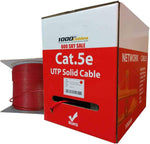 CAT5e Plenum (1000 Feet) Bulk 350MHz Networking Ethernet CMP Cable (Black)