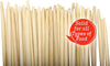 50 PCS | Marshmallow Bamboo ROASTING STICKS | 36"Long 5"mm Thick Extra Long Heavy Duty | Semi-Dulled Point SAFE FOR KIDS | 100% BIODEGRADABLE, NO CLEANING, NO SOAKING