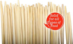 50 PCS | Marshmallow Bamboo ROASTING STICKS | 36"Long 5"mm Thick Extra Long Heavy Duty | Semi-Dulled Point SAFE FOR KIDS | 100% BIODEGRADABLE, NO CLEANING, NO SOAKING