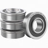 XiKe 4 Pack Flanged Ball Bearing ID 5/8" x OD 1-3/8", Lawn Mower, Wheelbarrows, Carts & Hand Trucks Wheel Hub for Suitable, Replacement for Snapper, Stens, JD, Snapper, MTD, Marathon ＆ AYP Etc.