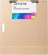 A2 Artist Sketch Board - (23 x 26 inches) Art Sketch Tote Board Made with Non Slip High-Grip Clips & Rubber Band for Beginners, Classrooms, Field Sketching, Drawing and All Artists