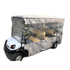 Formosa Covers Premium Tight Weave Golf Cart Driving Enclosure 6 Seater Passenger EZGO 4 + 2 Bench - 119" L x 44" W x 63" H