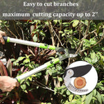 Ymachray Compound Action Anvil Lopper - 28~40 inch Extendable Tree Trimmer and Branch Cutter - 2 Inch Cutting Capacity-Heavy Duty