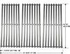 Stainless Steel Cooking Grates for Charbroil 463436215, 463441514, 463440109, 463436213, 463436214, 463439915, 463436413, 463439915, 463440109, 463441312, 463441412, 463441512, 463441513, 463460708