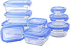 Glasslock 11292 18-Piece Assorted Oven Safe Container Set