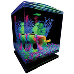 GloFish Aquarium Kit w/ Hood, LED Lights and Whisper Filter